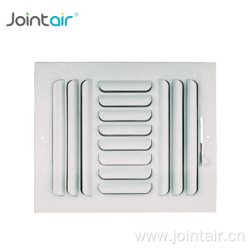 HVAC Steel Air Outlet 3 Way Register Grilles